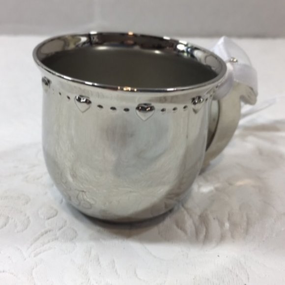 Hallmark Keepsake 2017 Grandbaby's 1st First Christmas Ornament Metal Cup - Picture 2 of 5